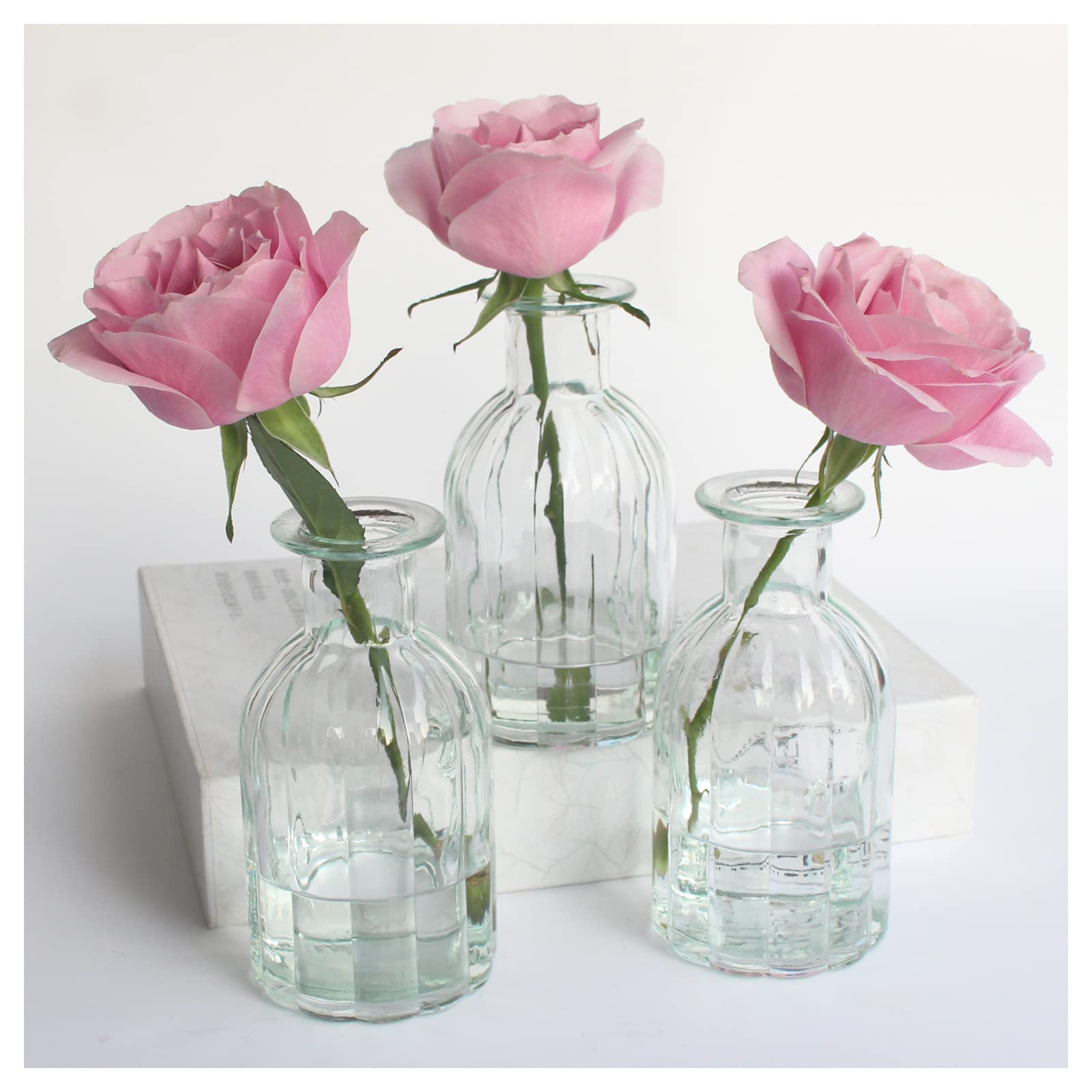 Round Glass Decorative Vase — 2.85"
