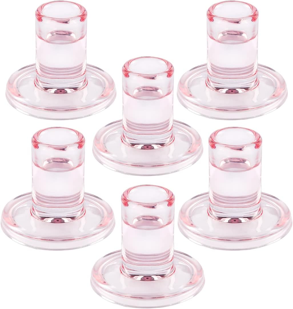 Luxe Gold Candle — 8" — Pink
