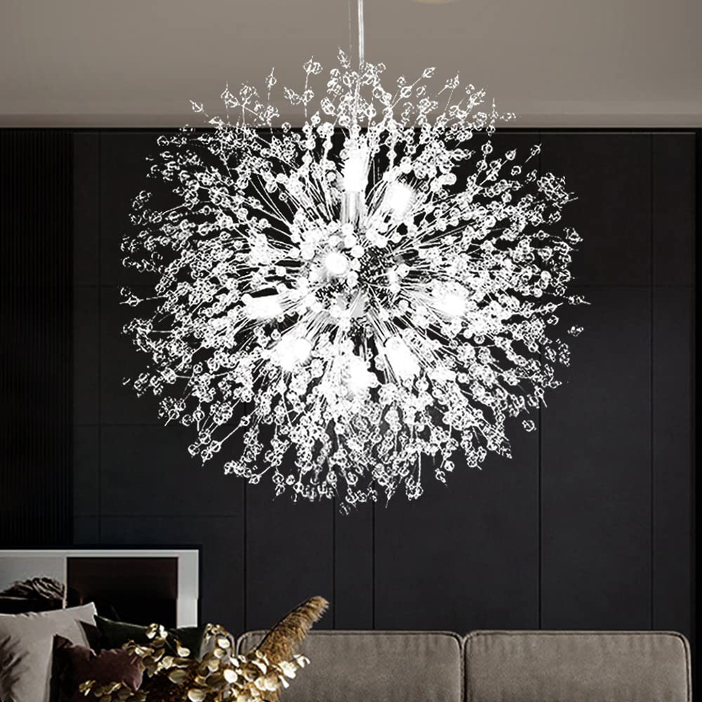 Round Luxe Gold Chandelier — 16-Light