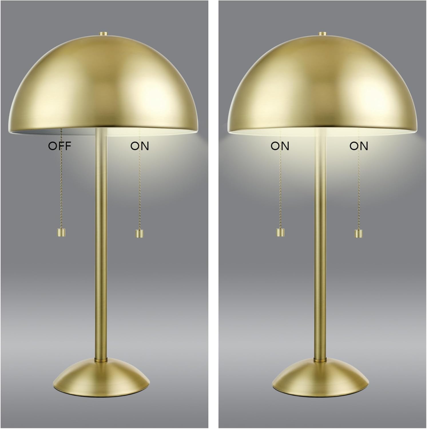 Luxe Black Table Lamp — 2-Light - View 5