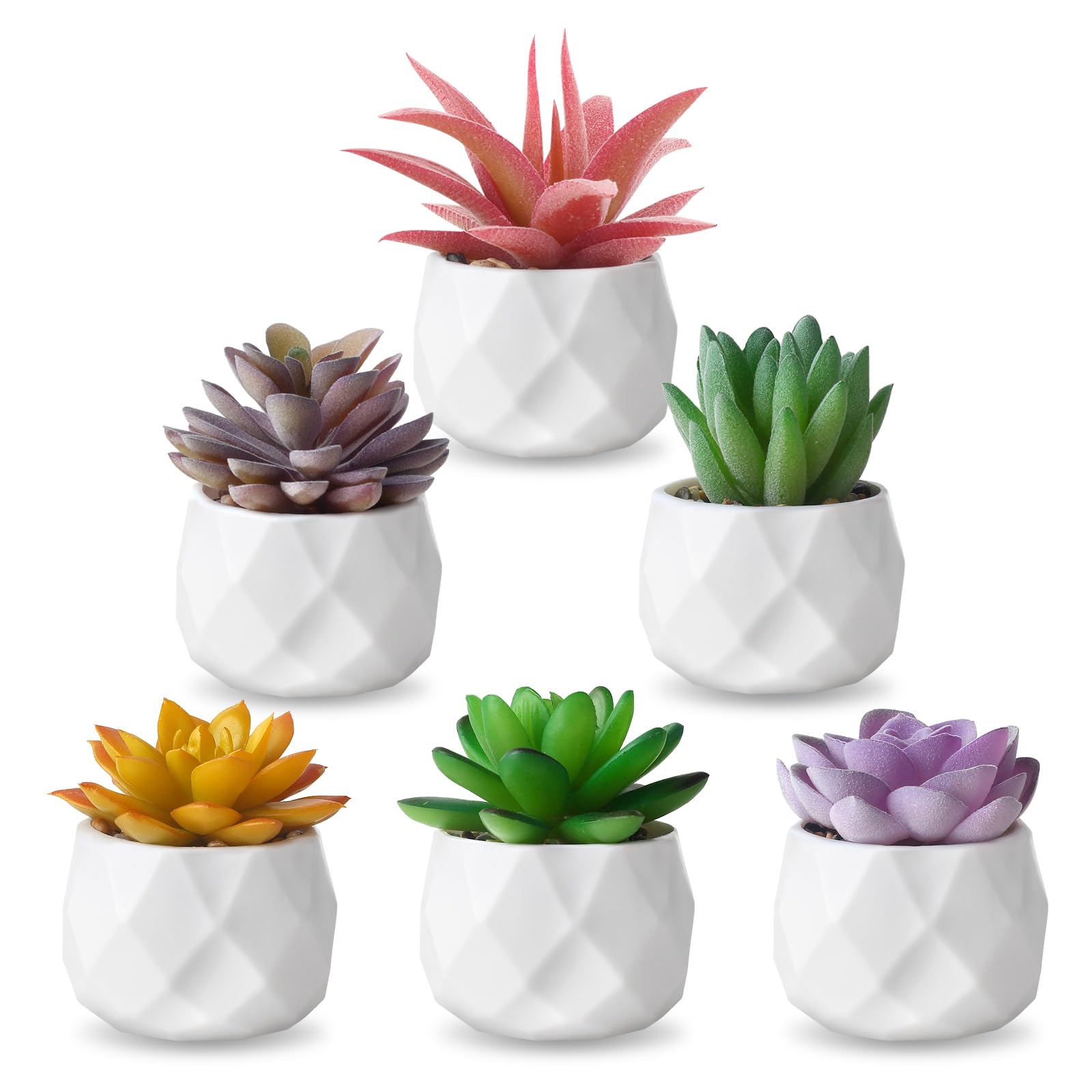 Green Faux Succulent