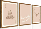 Framed Black Wall Decor — 16" — Framed 12x16 inch