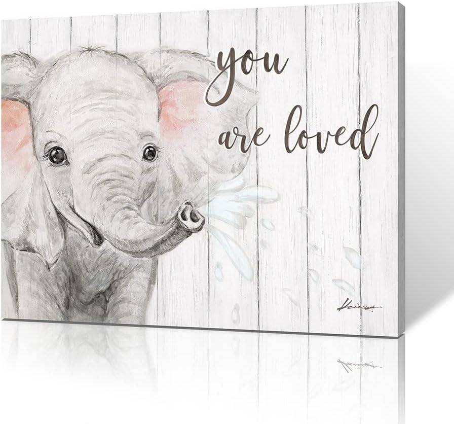 Framed Grey Canvas Wall Art — 16" — 16"L x 12"W