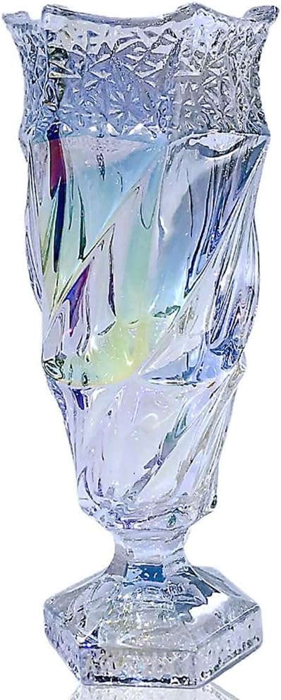Boho Blue Flower Vase — 5" — Sparkling