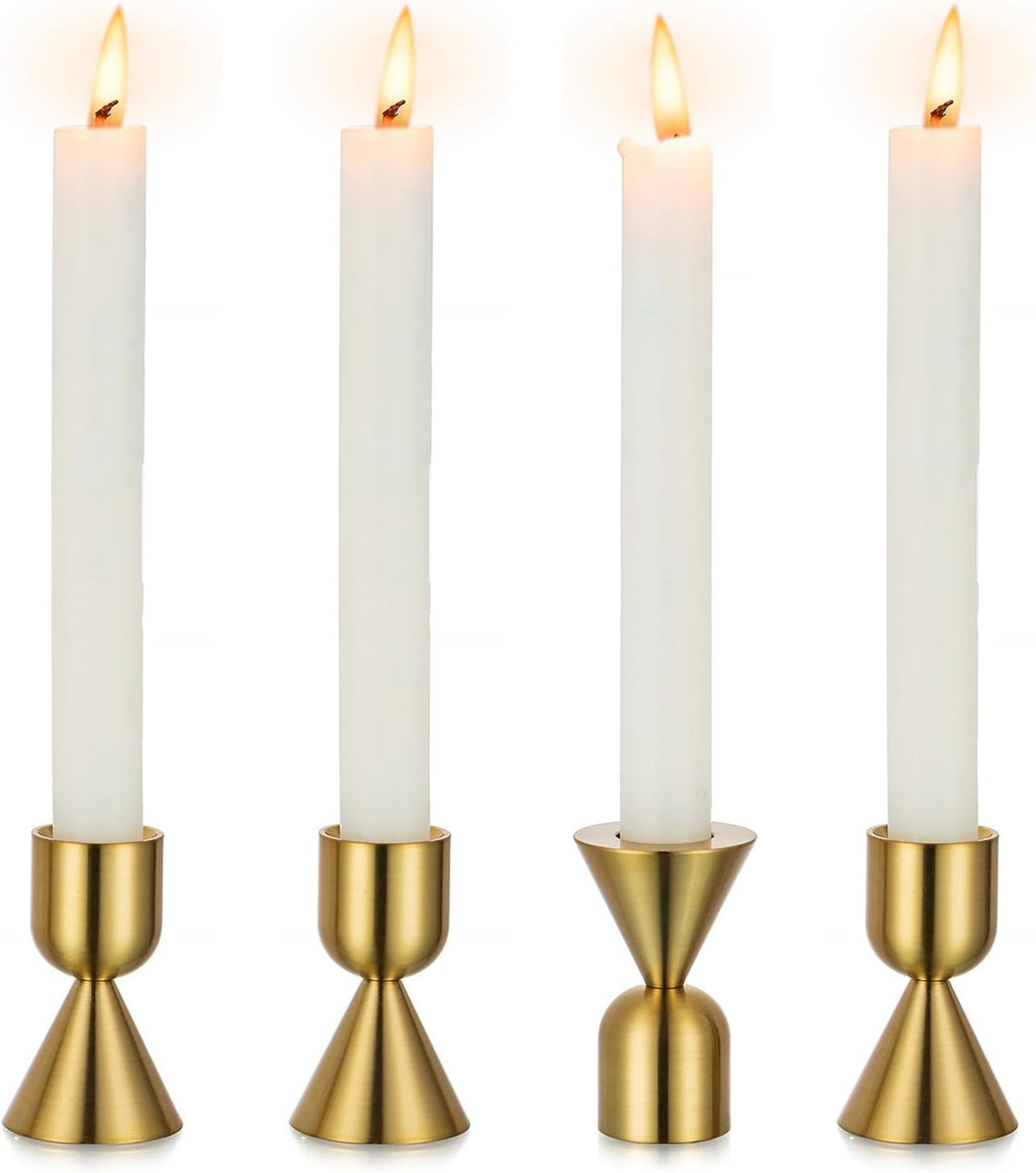 Luxe Metal Candle — Set of 4 - View 9