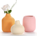 Boho Black Decorative Vase — Set of 3 — Colorful
