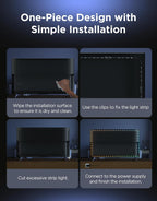 Smart Metal LED Strip Light — 32" - View 7
