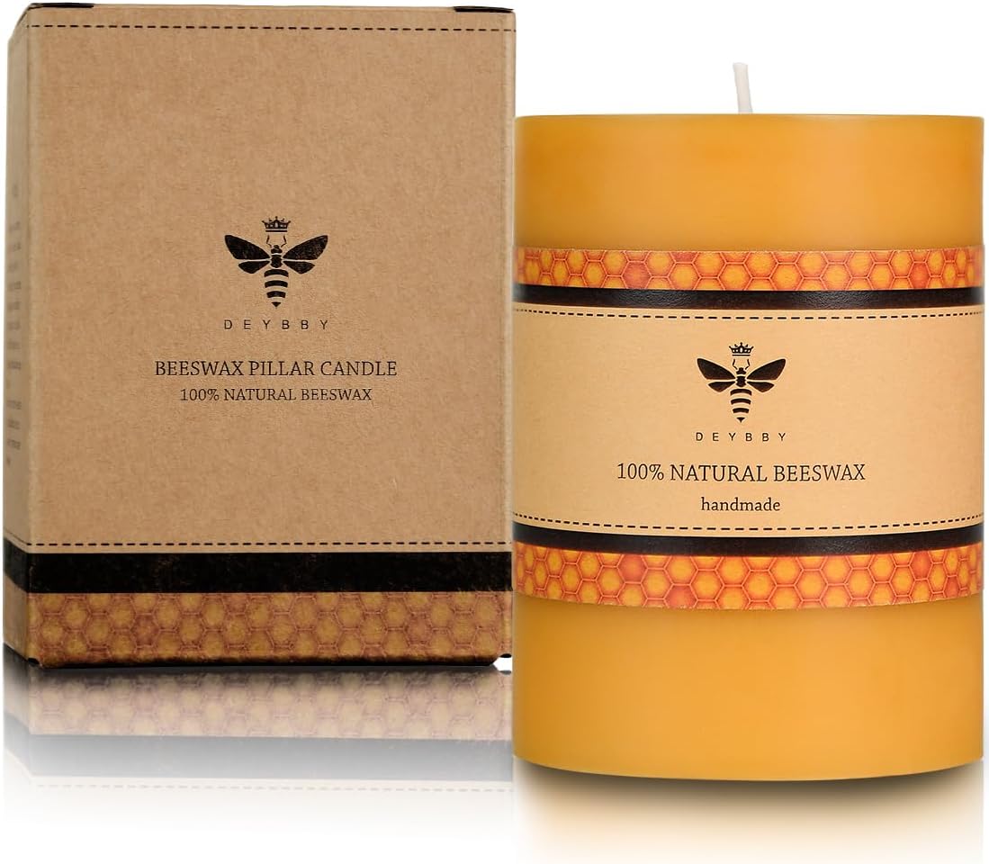 Wax Pillar Candle — 3" — 3x4 inch(1 Pack)