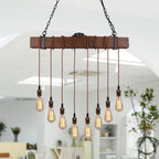 Farmhouse Wood Pendant Light