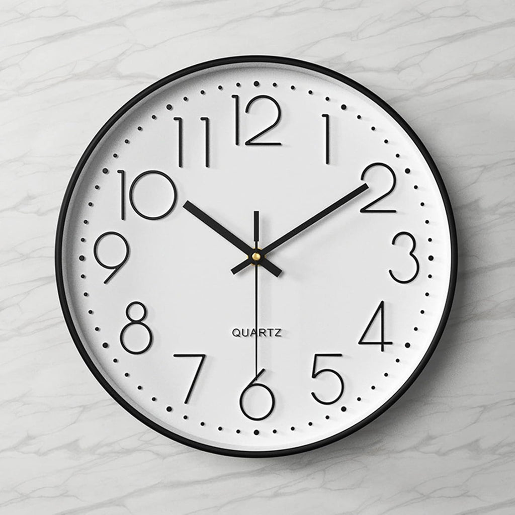 Battery Operated Modern Black Wall Decor — 12" - View 6