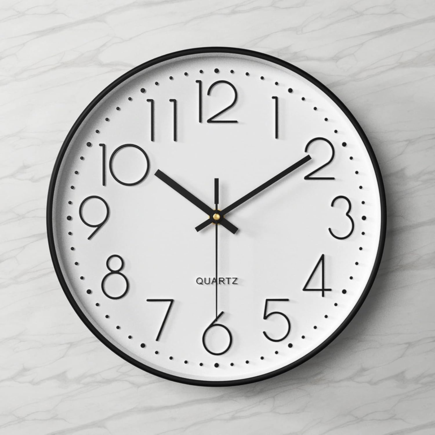 Battery Operated Modern Black Wall Decor — 12" - View 6