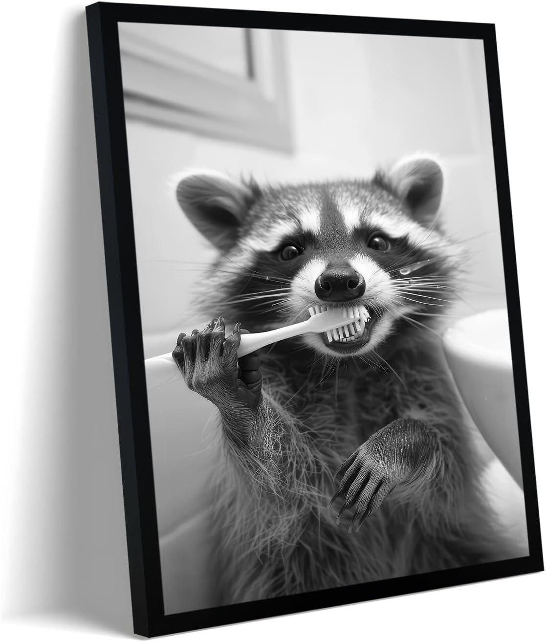 Black Canvas Wall Art — 16" — 16"L x 12"W