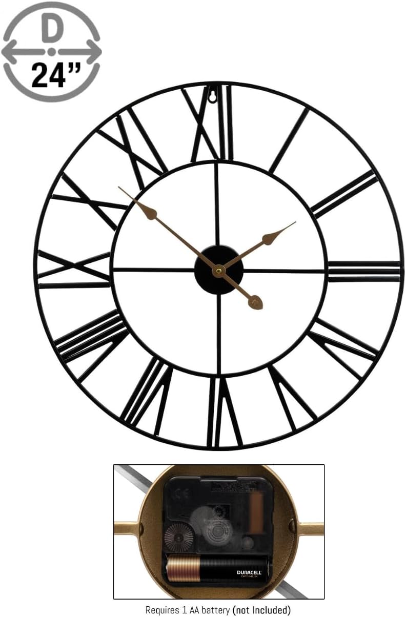 Battery Operated Black Wall Decor — 24" - View 7