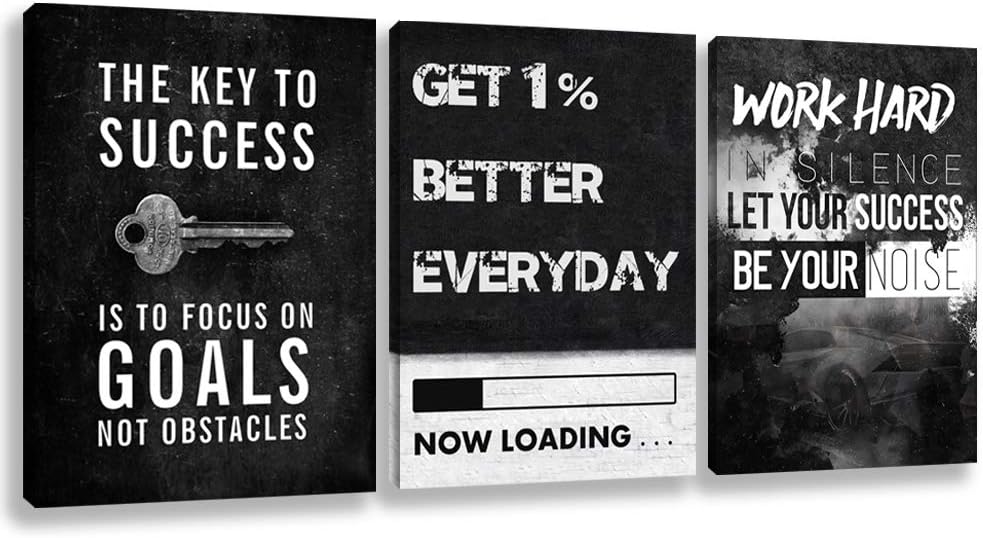 Metal Canvas Wall Art — 16" — 16x24inchx3pcs
