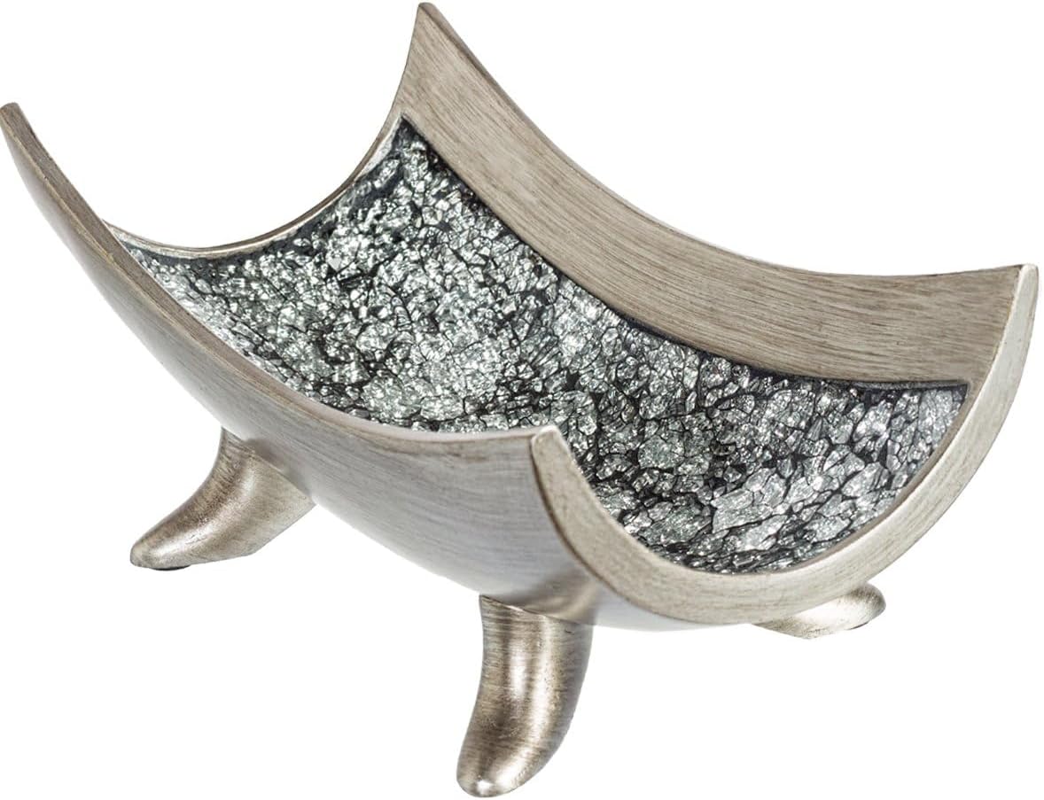 Wax Pillar Candle — Set of 2 — Decorative Bowl