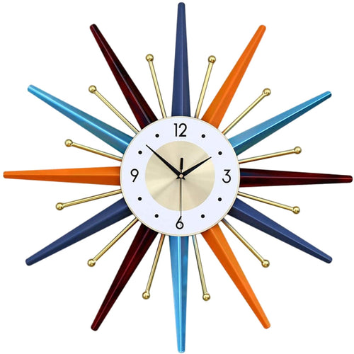Battery Operated Mid-Century Wall Clock — 22"