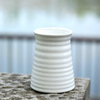 Modern Ceramic Vase — 7" - View 5