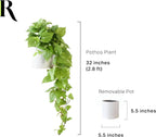 Mid-Century Green Artificial Plant — 32" - View 5