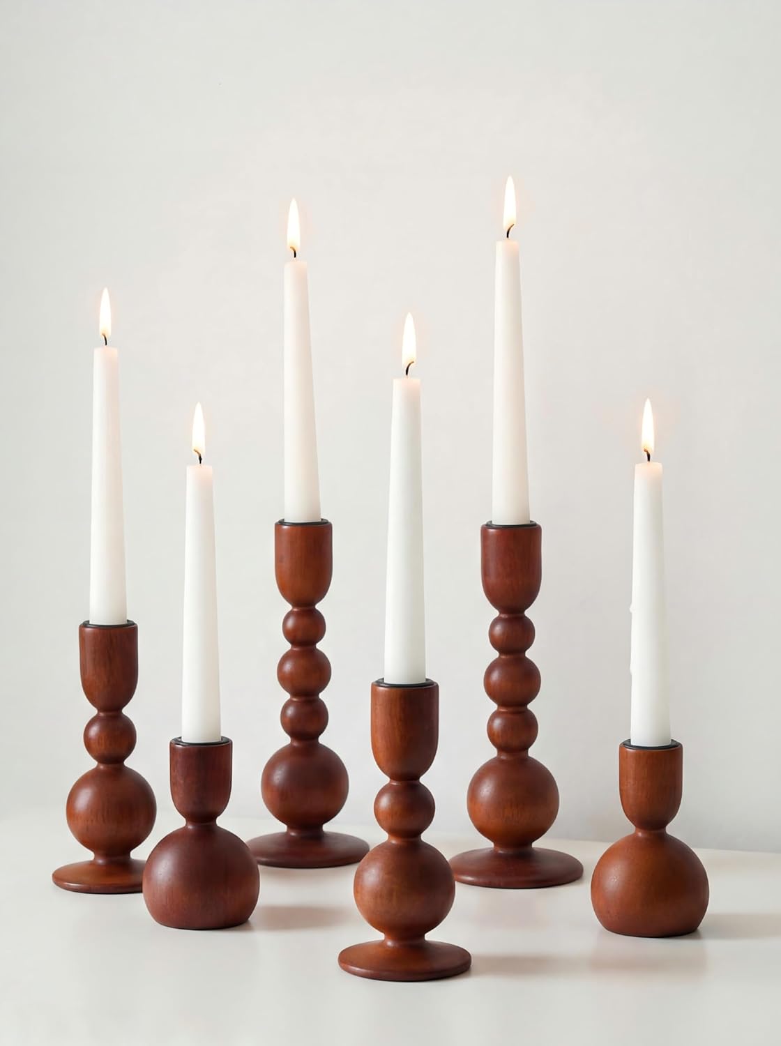 Boho Brown Candle — Set of 3 — Warm Walnut