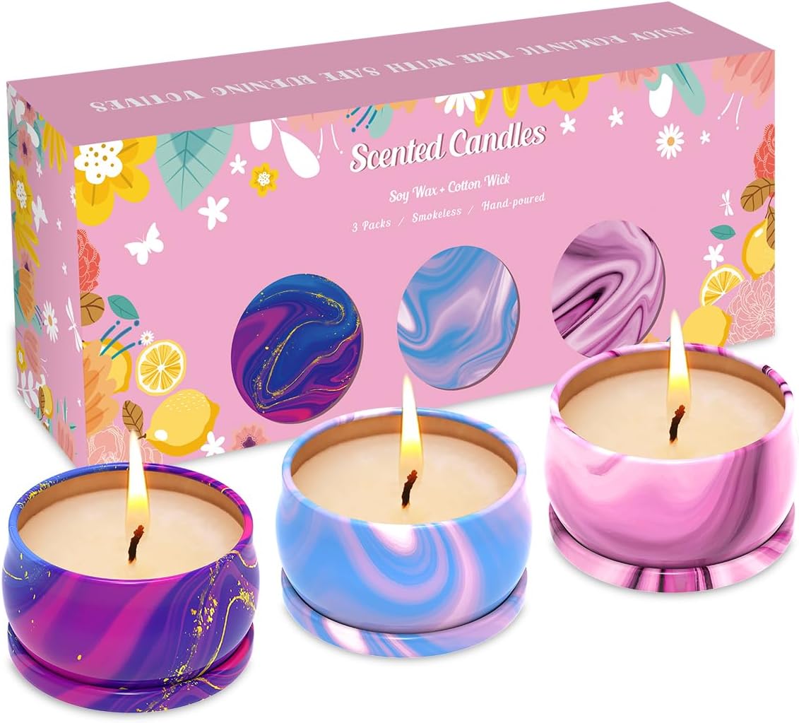 Soy Wax Scented Candle — Strong Vanilla, Bergamot, San Diego Black Berries