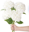 Blue Artificial Flowers — 20" — White