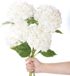 Blue Artificial Flowers — 20" — White