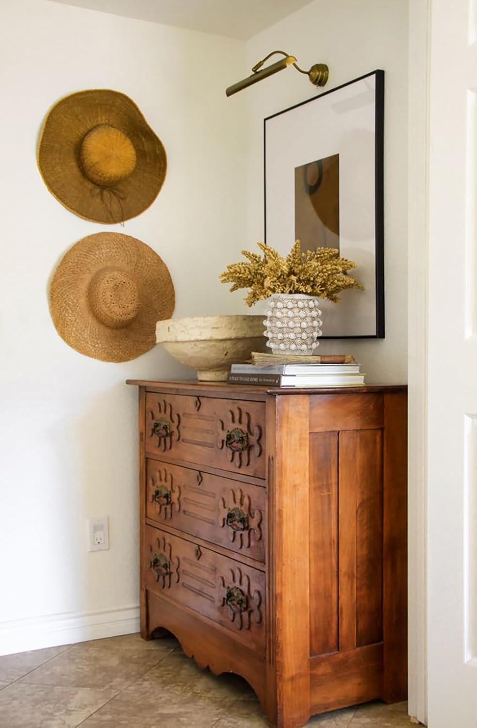 Boho Beige Vase - View 5