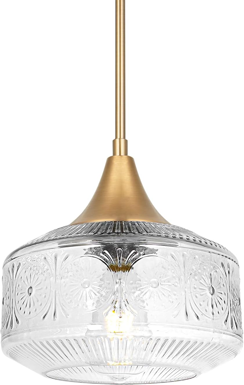 Adjustable Luxe Black Pendant Light — 9.25in
