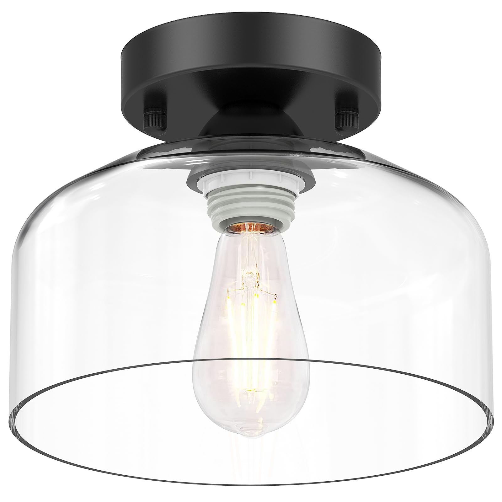 Farmhouse Black Ceiling Light