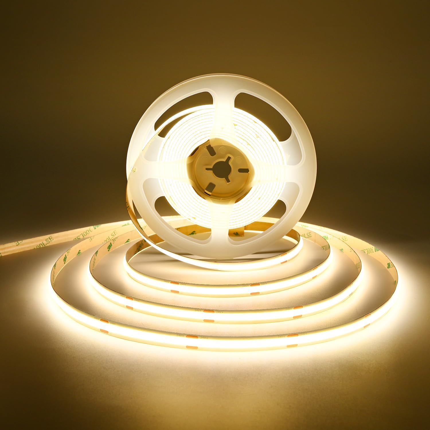 Dimmable Beige LED Strip Lights — Natural White 4000K