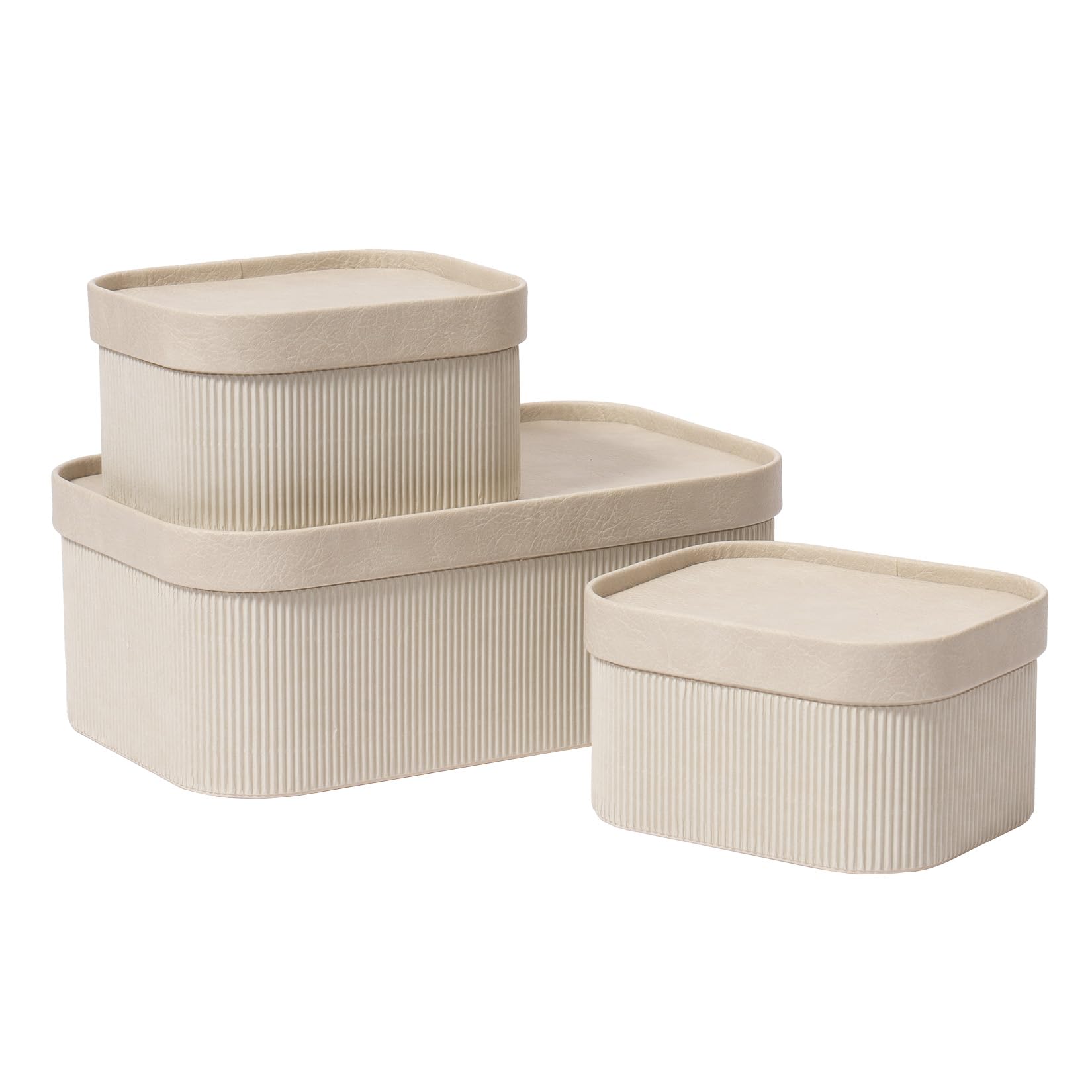 Beige Storage Basket — Set of 3