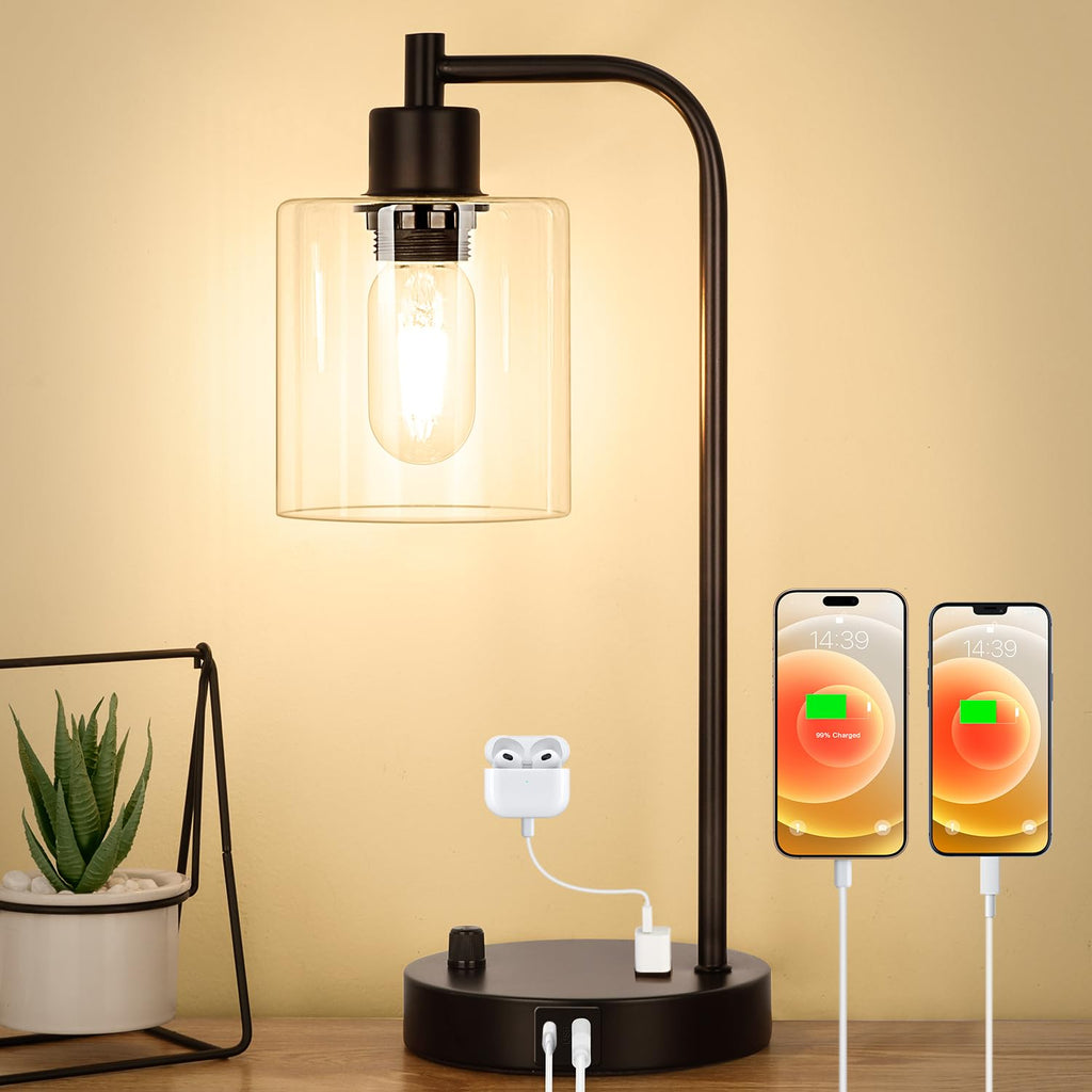 Dimmable Modern Black Desk Lamp
