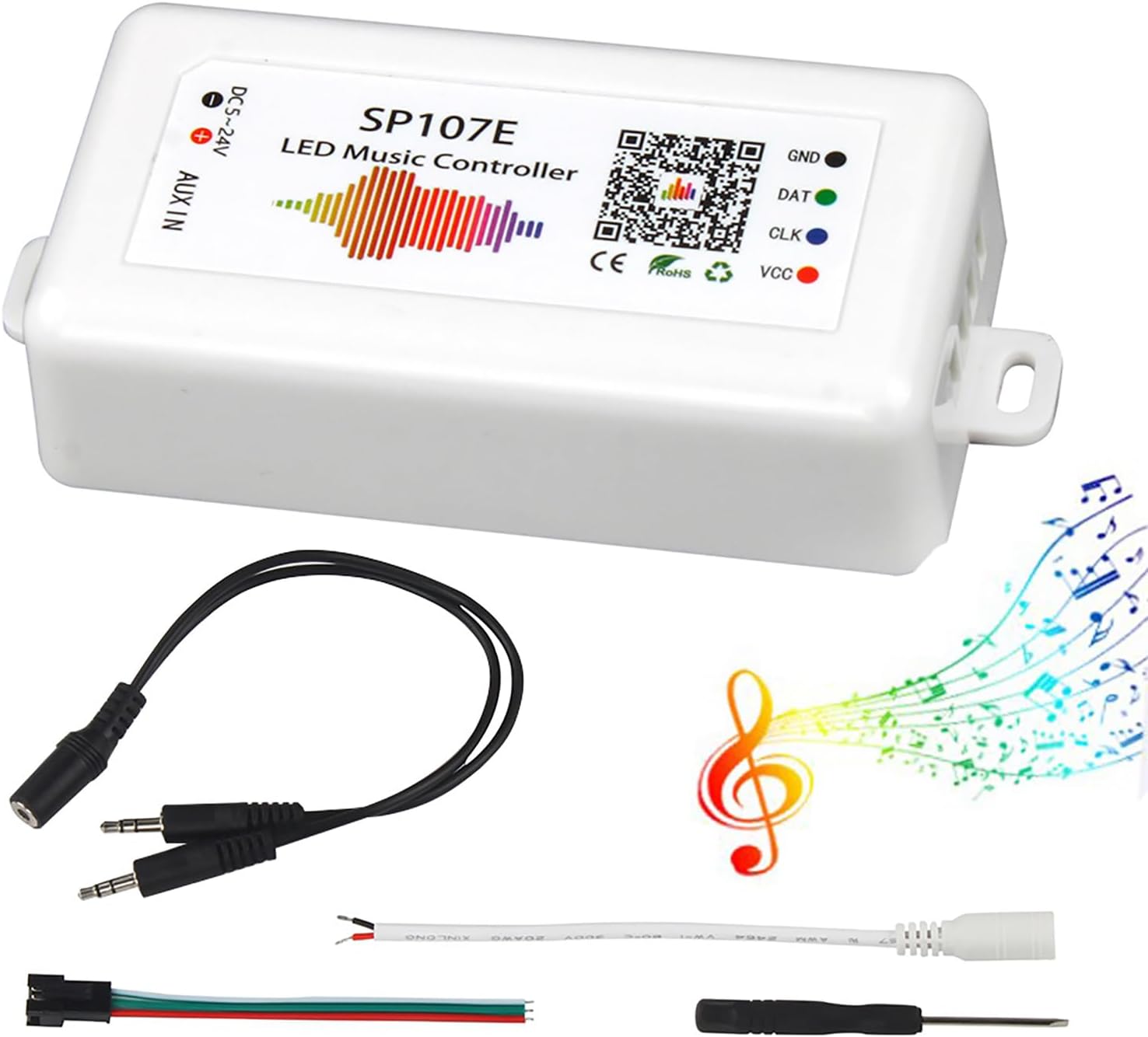 RGB Blue LED Light Strip — SP107E Bluetooth LED Controller