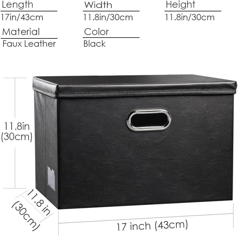 Black Storage Bin — 7x11 - View 6