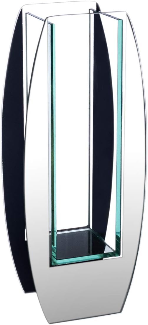 Oval Modern Glass Mirror — 5" - View 8