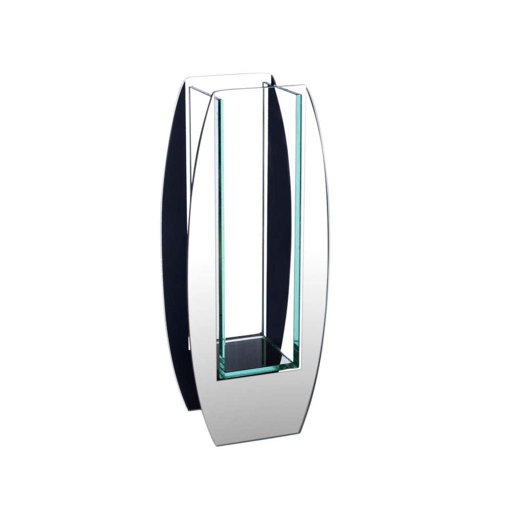 Oval Modern Glass Mirror — 5"