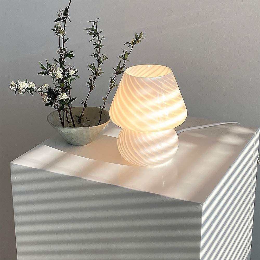 Modern Glass Bedside Lamp