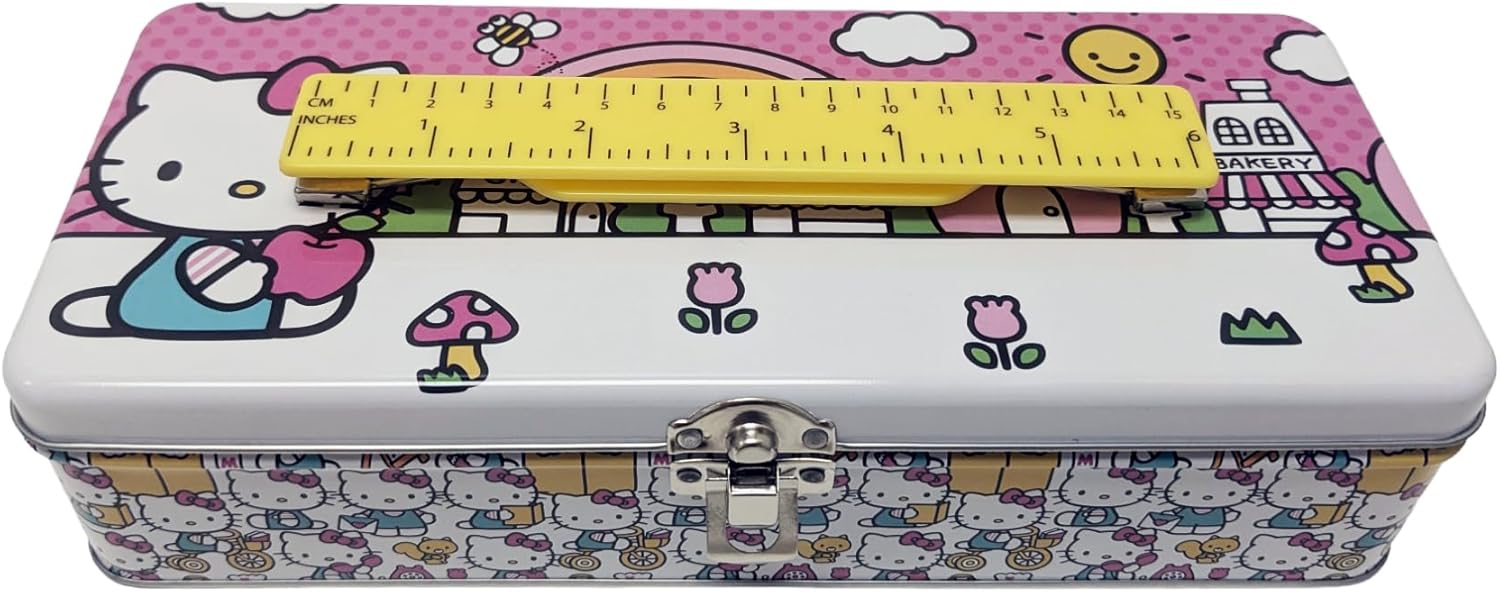 Metal Storage Basket — Hello Kitty