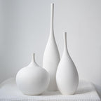 Boho Black Flower Vase — Set of 3