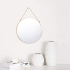 Luxe Black Round Mirror - View 5