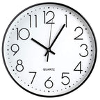 Battery Operated Modern Black Wall Decor — 12"