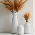 Boho Brown Vase Set — Set of 3