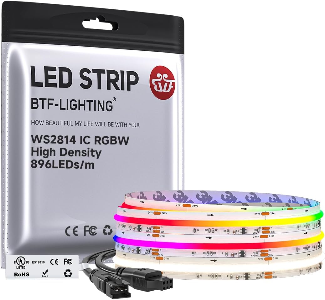 Smart Beige LED Strip Light — RGB+Natural White