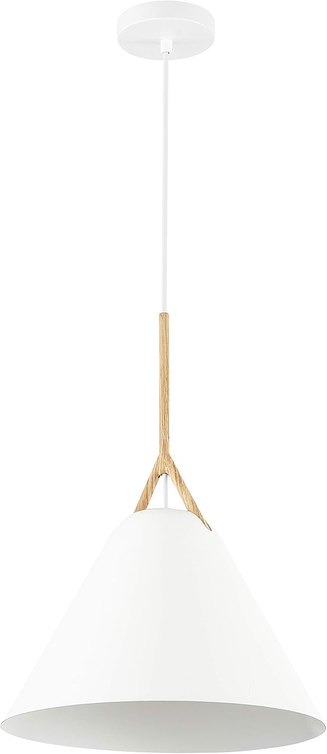 Modern Metal Pendant Light — 14" - View 2