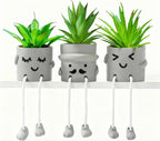 Green Faux Succulent — Green-03