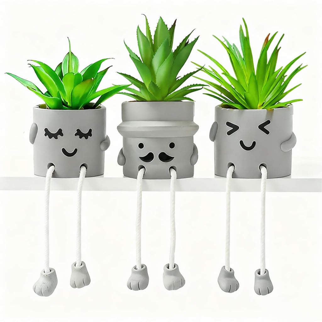 Green Faux Succulent