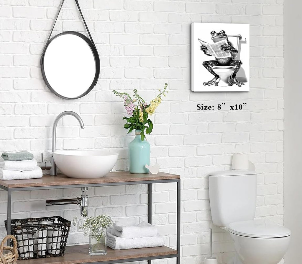 Framed Farmhouse Black Wall Decor — 8" - View 3