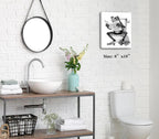 Framed Farmhouse Black Wall Decor — 8" - View 3