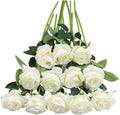 Black Artificial Flowers — White