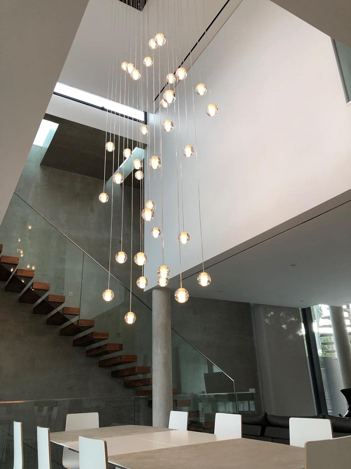 Luxe Metal Chandelier — 7" - View 8